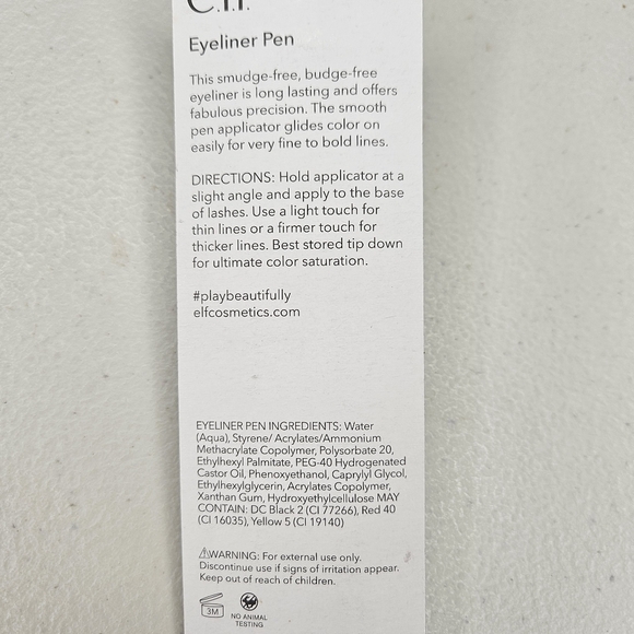 ELF Eyeliner Pen Shade Coffee Dark Brown 0.05 oz - Picture 3 of 4